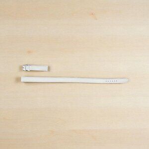 Hermรจs Cape Cod Double Tour Watch Strap 31mm SH White Leather โ New